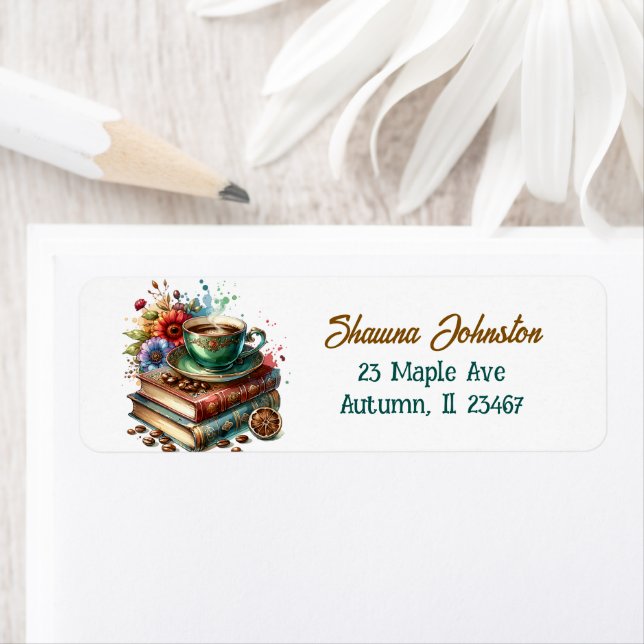 Antique books and Vintage Coffee Cup (Insitu)