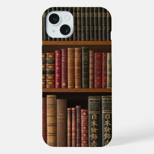 Antique Books Book Lover iPhone 15 Plus Case