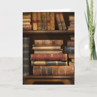 Antique Books Card