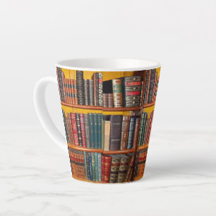 Antique Books Small Latte Mug