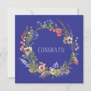 Antique Botanical Wreath Note Card Collection
