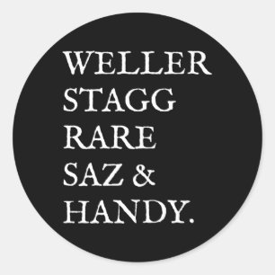 Antique Bourbon Whiskey By Bigshakir Btac Classic Round Sticker