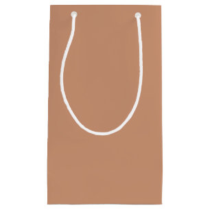 Antique brass (solid colour) small gift bag
