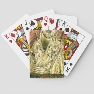 Antique Bride Vintage Wedding Playing Cards
