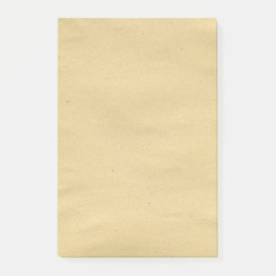 Antique Brown Blank Paper Post-it Notes