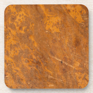 Antique Brown Leather Book Cover Parchment Coaster