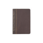 Antique Brown Leather Book Look Passport Wallet