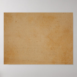 Antique Brown Paper Background Texture Design Poster