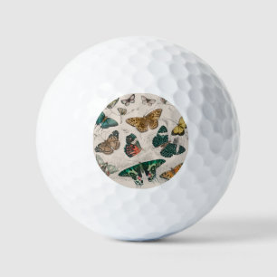 Antique Butterfly Illustration: 1820 Goldsmith Golf Balls