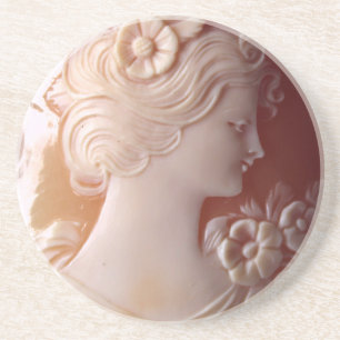 Antique Cameo, antique jewellery Coaster