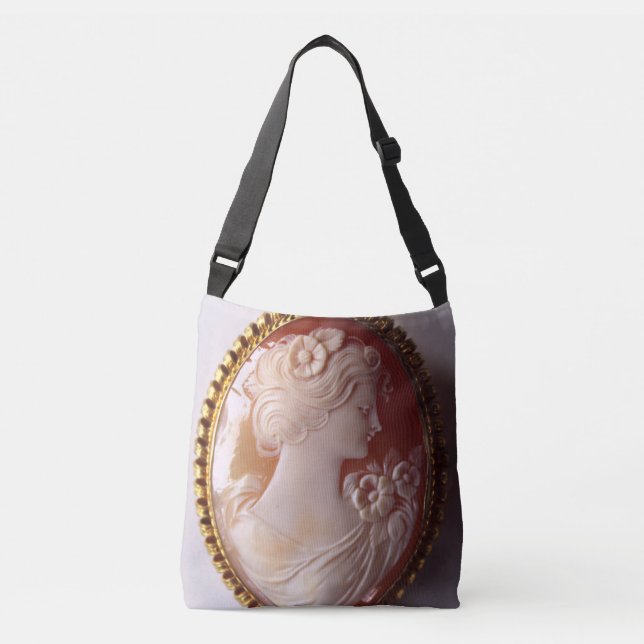Antique Cameo Crossbody Bag (Front)