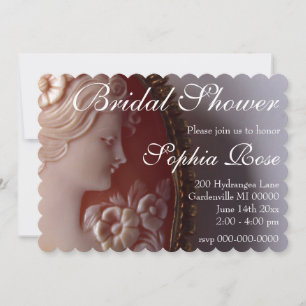 Antique Cameo Invitation