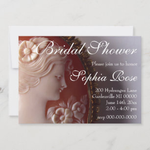Antique Cameo Invitation