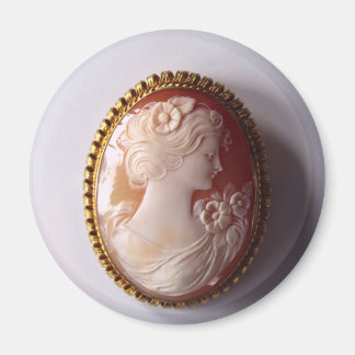 Antique Cameo Magnet