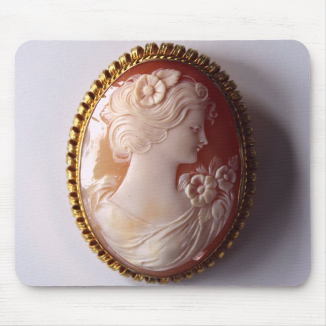 Antique Cameo Mouse Mat (Front)