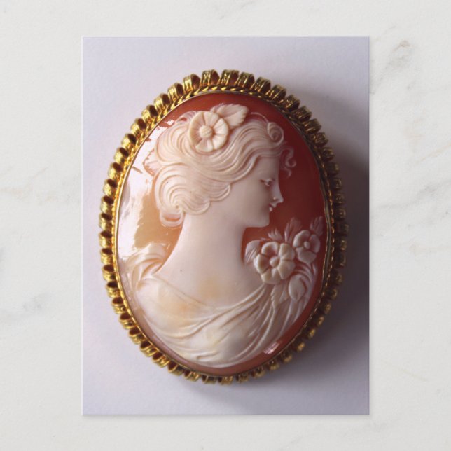 Antique Cameo Postcard (Front)