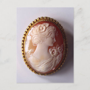 Antique Cameo Postcard