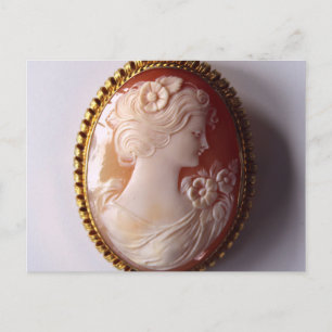 Antique Cameo Postcard
