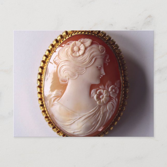 Antique Cameo Postcard (Front)