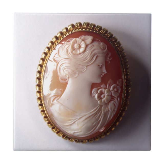 Antique Cameo Tile (Front)