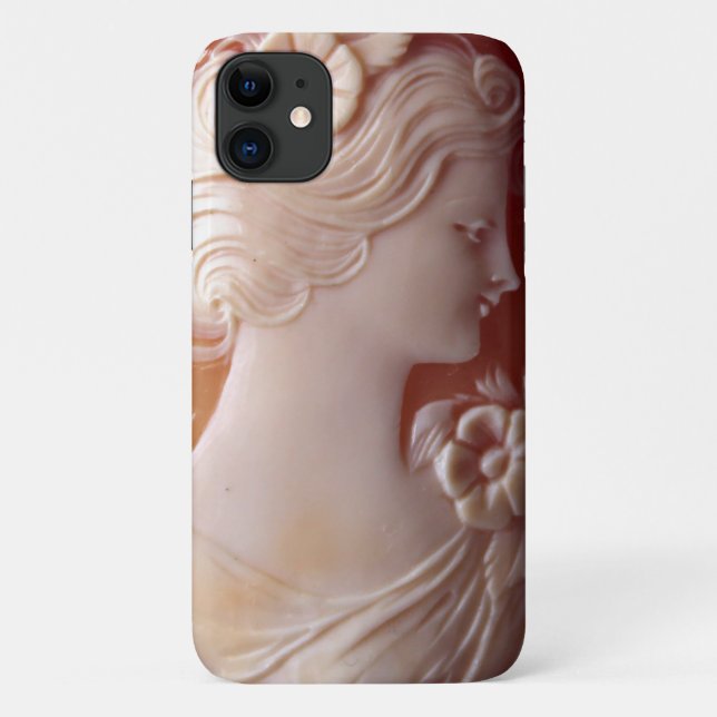 Antique Cameo, vintage cameo Case-Mate iPhone Case (Back)