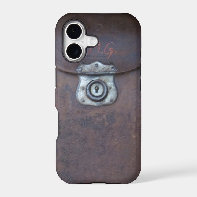 Antique camera case print- Custom Monogram iphone5 (Back)