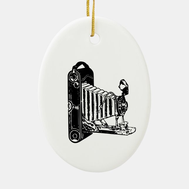 Antique Camera Ornament - Classic Camera (Back)