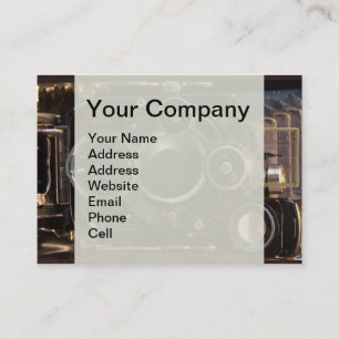 Antique Camera Photography Vintage Lens Film Business Card