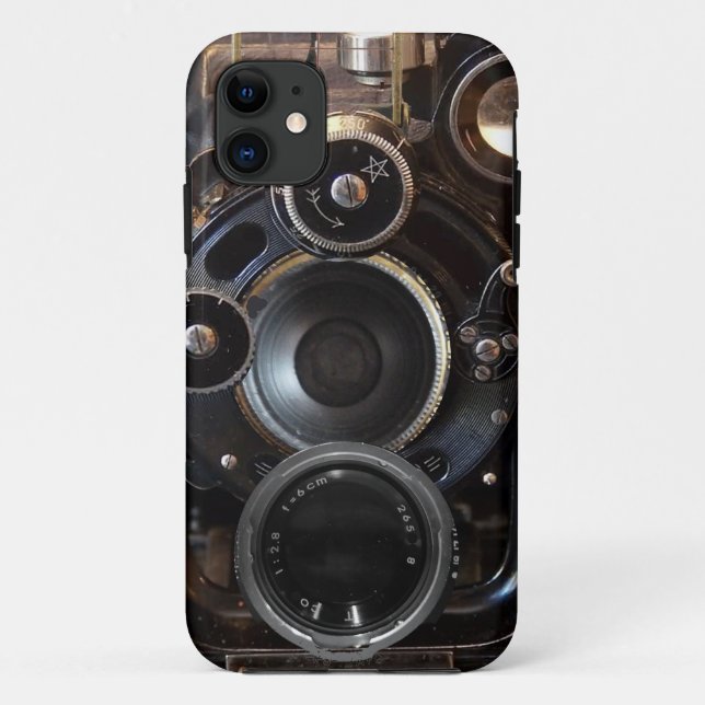 Antique Camera Photography Vintage Lens Film Case-Mate iPhone Case (Back)
