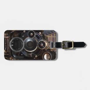 Antique Camera Photography Vintage Lens Film Luggage Tag