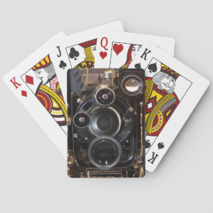 Antique Camera Photography Vintage Lens Film Playing Cards