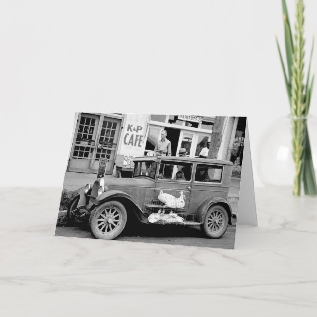 Antique Car, 1930s Card (Front)