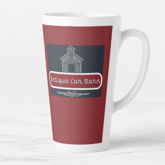 Antique Car Barn Latte Mug