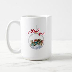 Antique Car in a Clear Christmas Bauble Coffee Mug