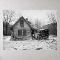 Antique Car in Rock Creek Park, 1920s