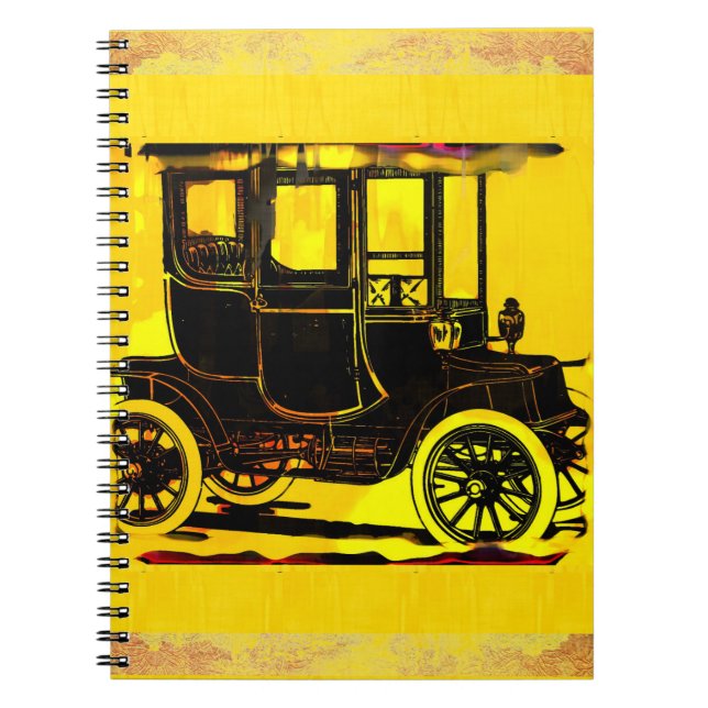 Antique Car Notebook (Front)