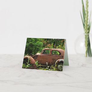 Antique Car Thank You Card