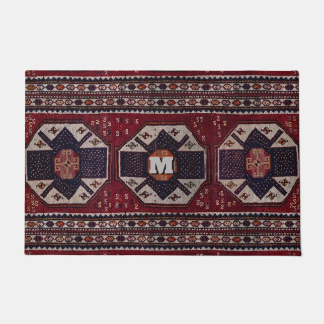 Antique Carpet Doormat (Front)