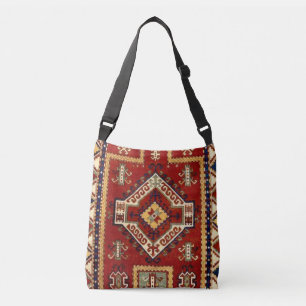 Antique Carpet Rug Crossbody Bag