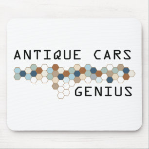 Antique Cars Genius Mouse Mat