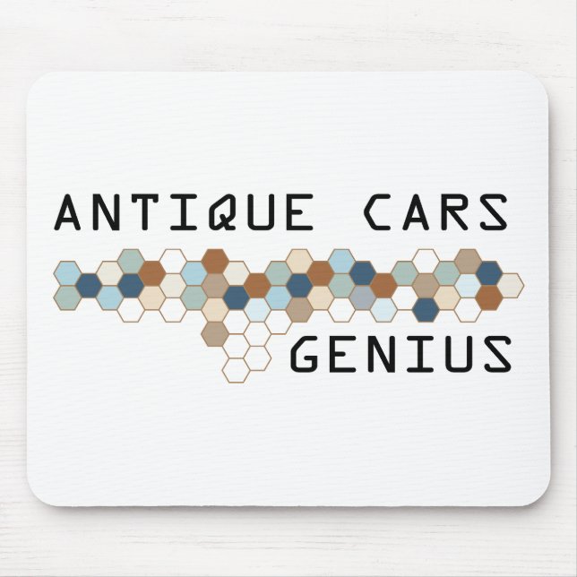 Antique Cars Genius Mouse Mat (Front)