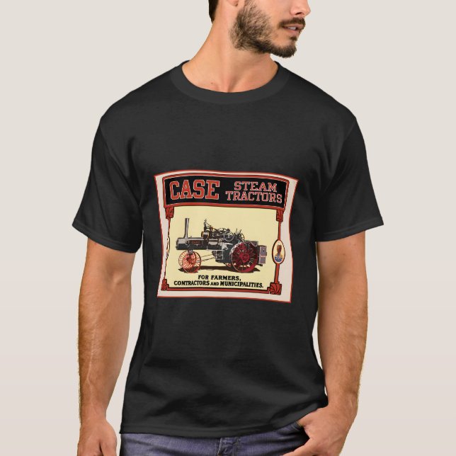 Antique Case Tractor Collector T-Shirt (Front)