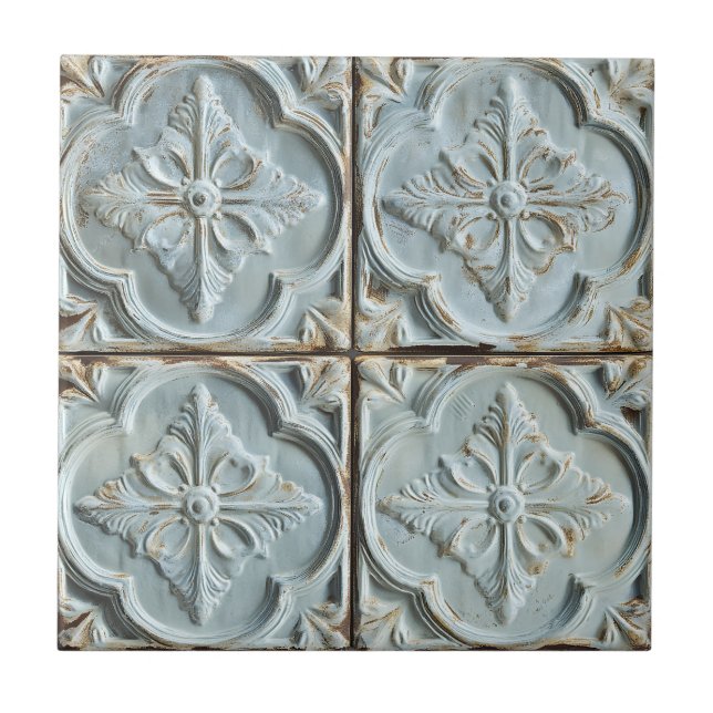 Antique Ceiling Tile Ceramic Tile (Front)