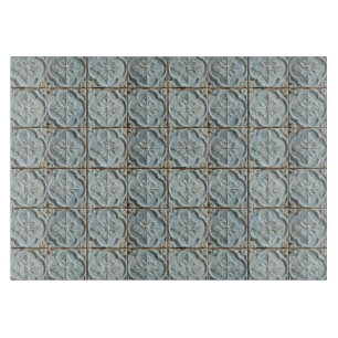 Antique Ceiling Tile Cutting Board