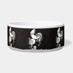 Antique Celestial Moon Goddess & Ursa Major Bear
