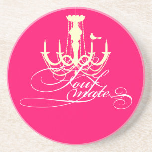 Antique chandelier Coaster