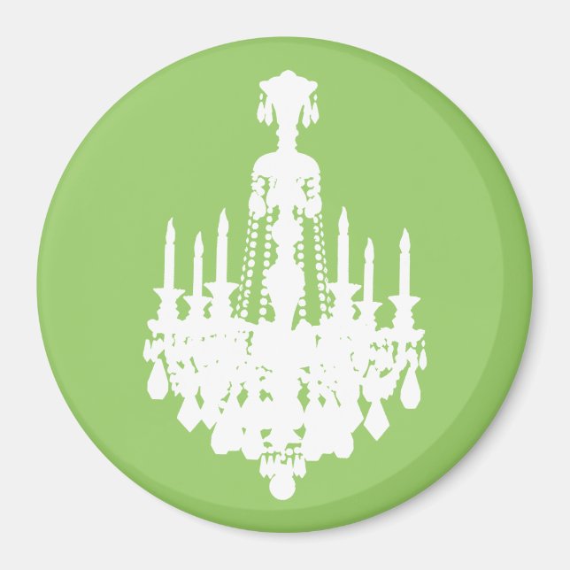 Antique Chandelier Graphic Magnet (Front)