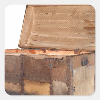 Antique chest.jpg square sticker