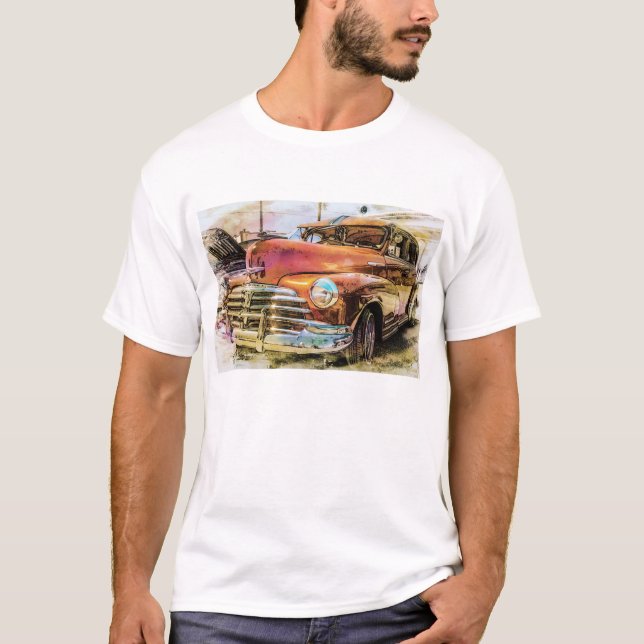 Antique Chevrolet Chevy Vintage Car T-Shirt (Front)