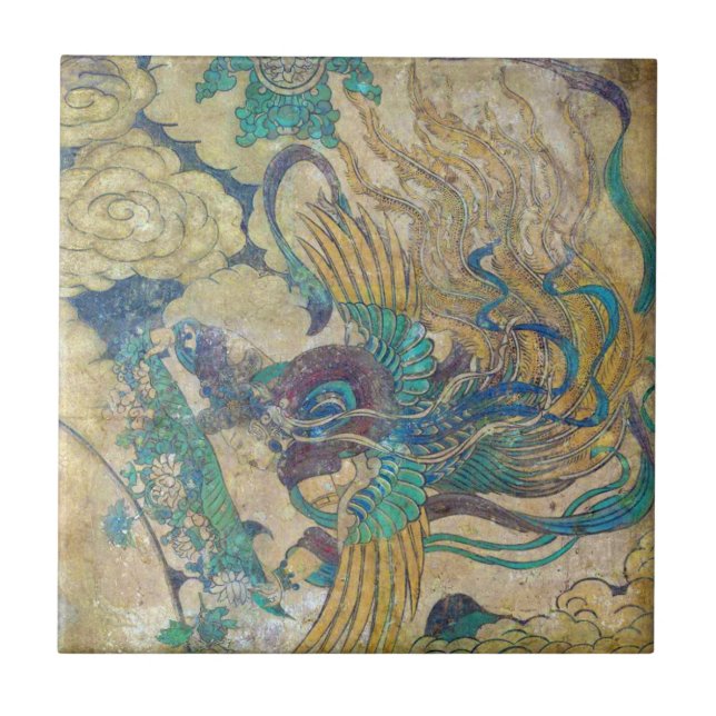 Antique Chinese Art Tile (Front)